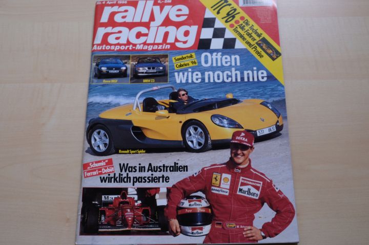 Deckblatt Rallye Racing (04/1996)